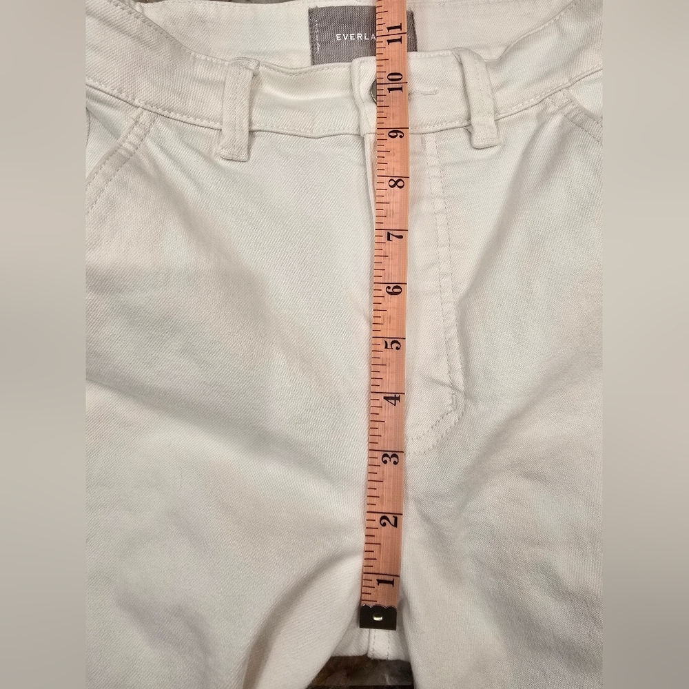 Everlane The Utility Straight-Leg Pant Size 00 In Bone Color - Picture 7 of 9